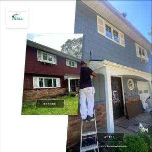 Before & After House Painting in King' Park, NY (2)