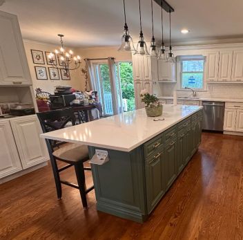 Cabinet Painting in Garden City, NY (2)