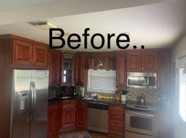 Cabinet Painting in East Northport, NY (1)