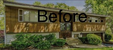 Before & After House Painting in Dix Hills, NY (1)